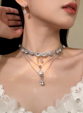 轻奢小众高级感锁骨链