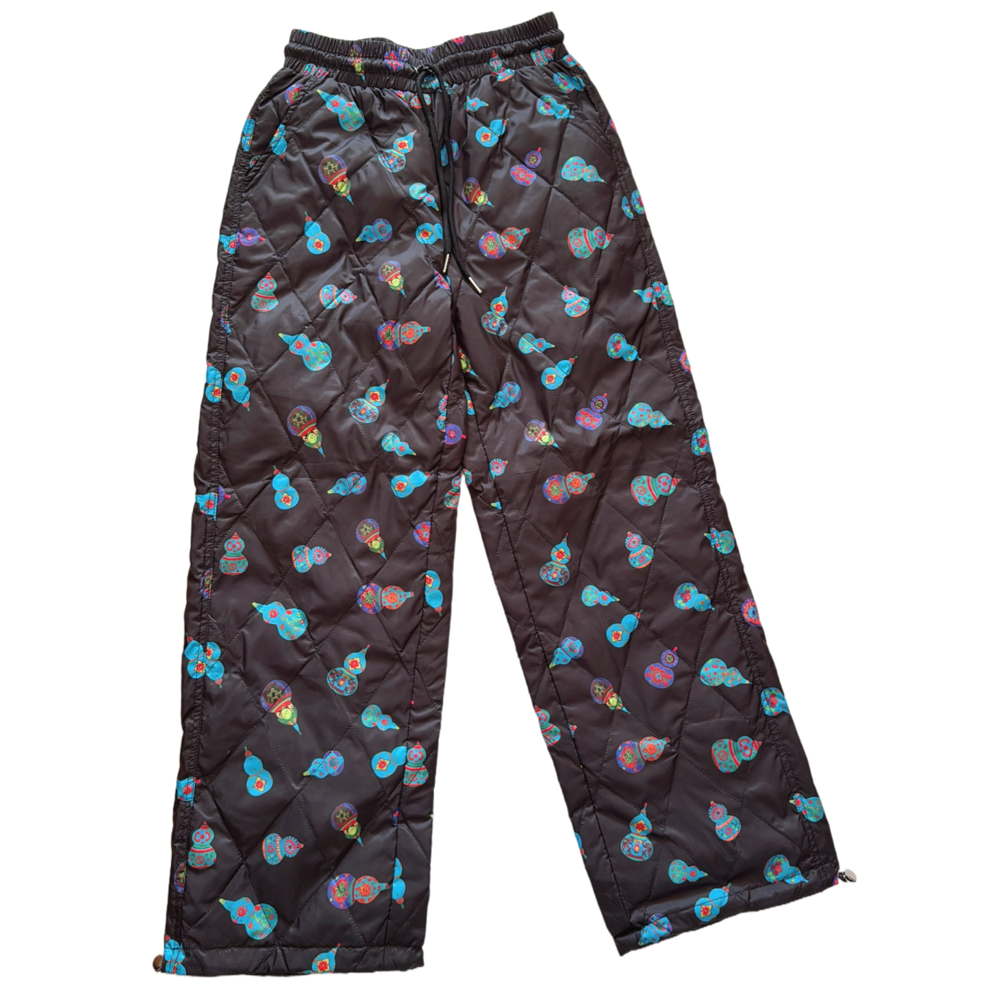 羽绒裤热销榜直筒阔腿宽松白鸭绒长裤洋气2025年超火的裤子女款潮