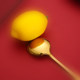 Thickened stainless steel zodiac gold spoon
