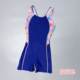Girls vest-style flat-angle one-piece racing sports swimsuit