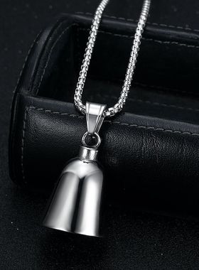 骑行铃铛钛钢吊坠机车风