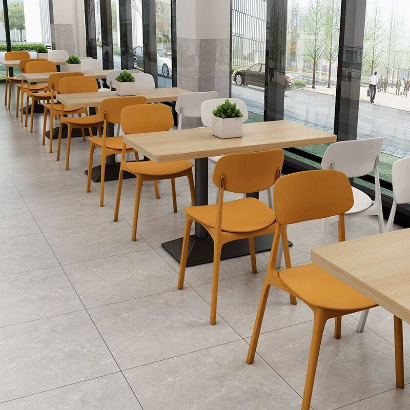 学校公司员工食堂桌椅实木板小吃快餐店餐厅面馆饭堂桌椅组合商用,淘宝优惠券,粉丝福利购,淘宝优惠卷