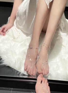 脚链女2024新款潮金色高级感