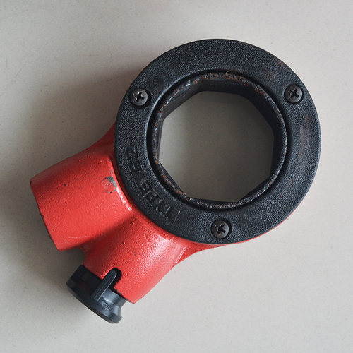 水管套丝机手动62型轻型管子绞板铁管套丝工具绞丝机手动开牙机 - 图0