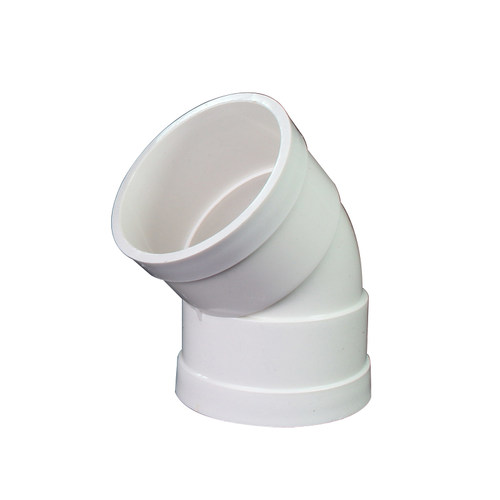 PVC排水管内外插弯头下水缩口承插45°90度接头配件大全50/75/110 - 图3
