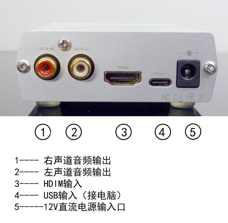 清风C80 蓝牙5.0解码器 DAC PCM1794  秒ES9038 HDMI车载无线解码 - 图1