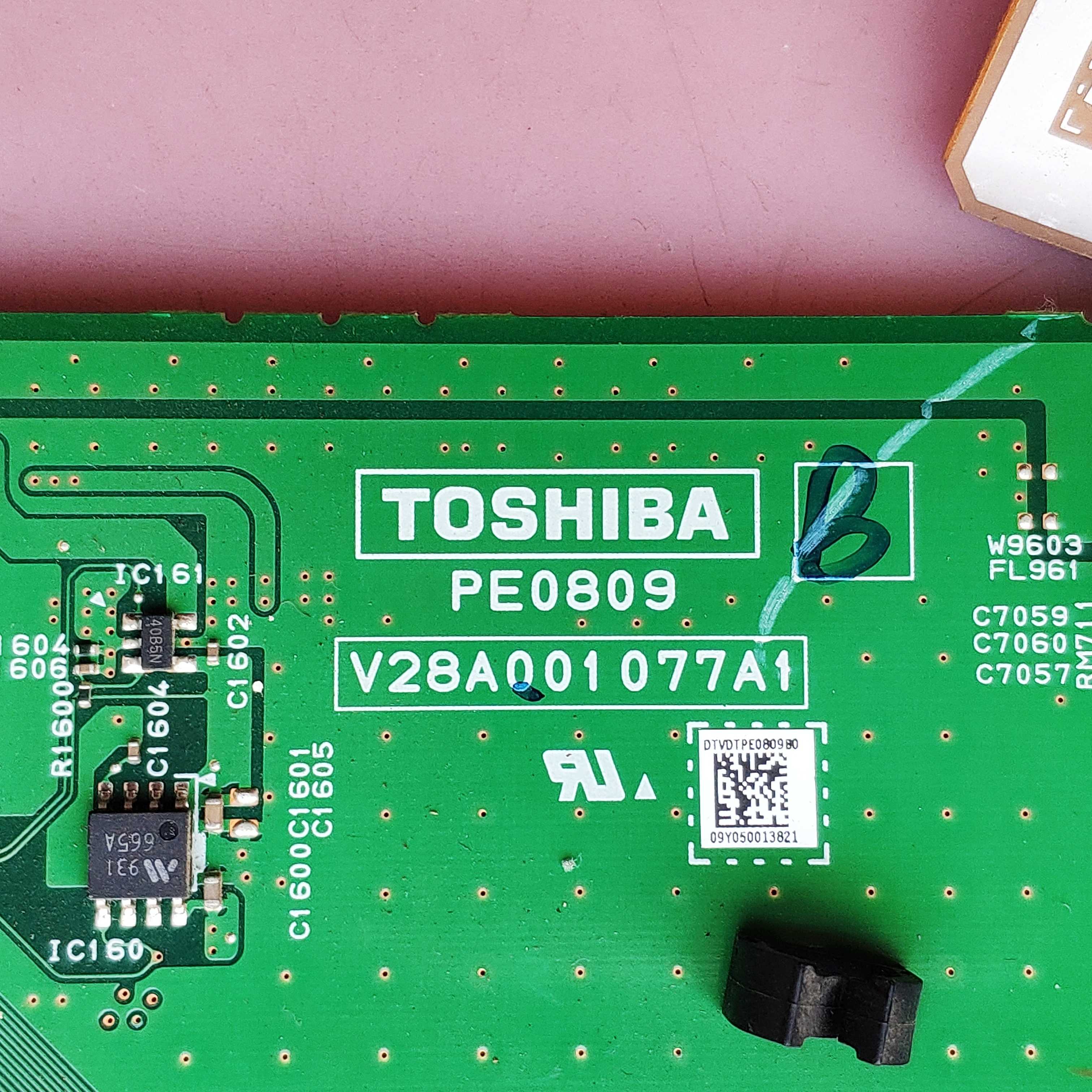 东芝 40XV650C 主板 PE0809 B V28A001077A1 屏 LK400D3LA21 屏线 - 图0