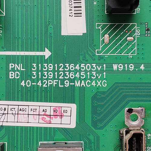 利浦  42PFL9509/93 主板40-42PFL9-MAC4XG 313912364503V1屏线 - 图0
