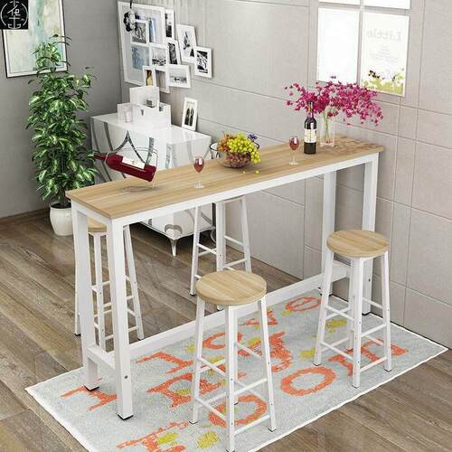 Simple home all bar wall bar table coffee milk tea shop - 图0
