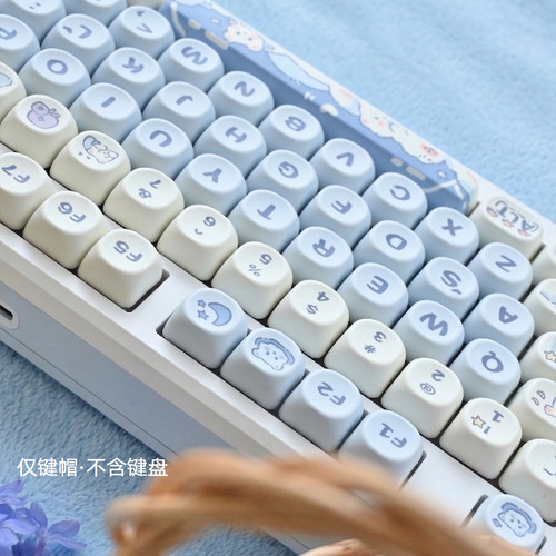 火头怪键盘键帽女生可爱风主题高颜值热升华PBT磁轴通用DIY客制化 - 图3