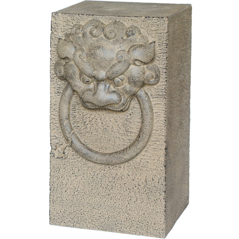 陋石坊户外庭院花园仿石墩花盆底座花墩装饰客厅新中式展示柱摆件,淘宝优惠券,粉丝福利购,淘宝优惠卷