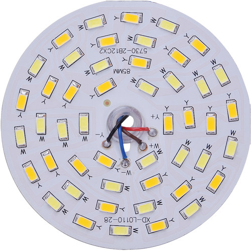 LED带线双色变光灯板圆形三色5730贴片灯珠3W5W水晶灯吊灯光源板 - 图3