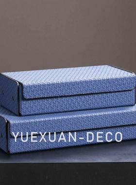 粤萱简约现代PU皮五金人脸摆件托盘售楼处样板间酒店家庭卧室软装