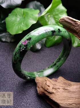 手镯菊花石贝壳摆件红绿宝包邮