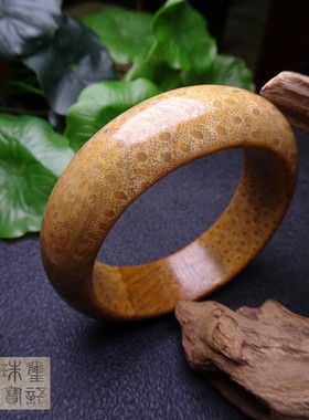 菊花石发晶碧玺蜜蜡大码手镯包邮