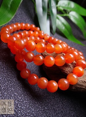 南红黑发晶菊花石舒俱来手链包邮