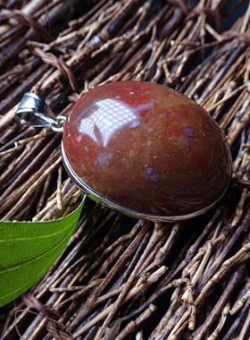 玛瑙925银贝壳摆件七彩玉包邮