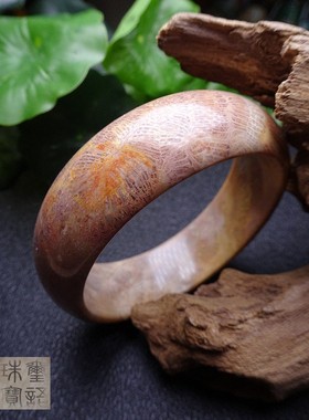 菊花石发晶碧玺手镯包邮