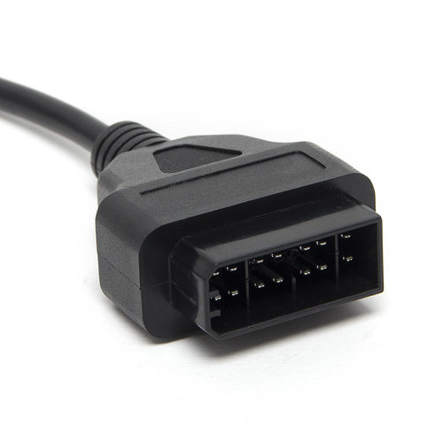 外贸款 Nissan 14Pin to 16PIN OBD1 OBD2 cable 尼桑14pin连接线 - 图0