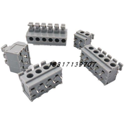 KF235-3.81/5.0/7.5mm弹簧按压式接线端子2p3p免螺丝pcb接线端子 - 图3