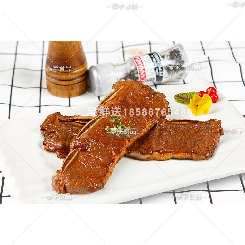 如意三宝三煲牛仔骨冷冻腌制牛肉牛扒调理牛排食品 1kg*10包/箱-图0