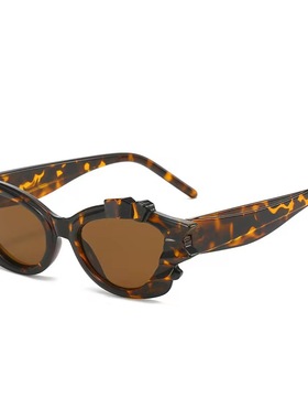 墨镜猫眼式菱角异形凹造型ins