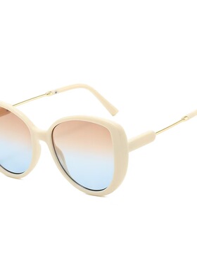 休闲风夏季女士猫眼墨镜时尚