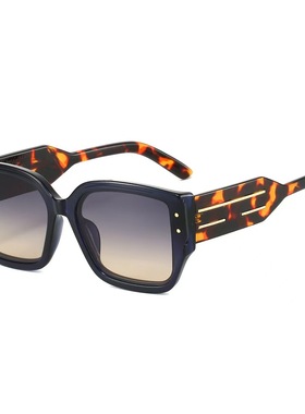 宽边米钉猫眼太阳眼镜欧美风ins