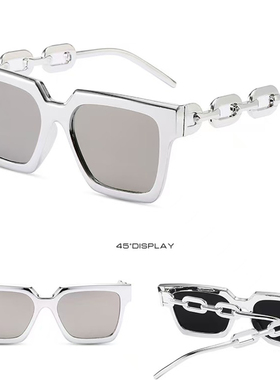 链条式镜腿墨镜欧美跨境
