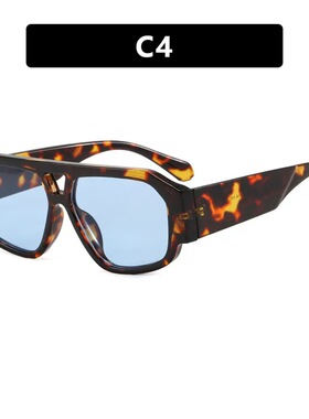 简约多边形双梁太阳镜2026新款女