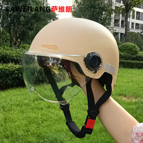 四季通用夏季安全帽新国标A类3C认证电动车头盔男女电瓶秋冬机车 - 图0