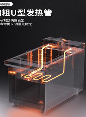 自动升降电炸炉单缸大容量油炸锅