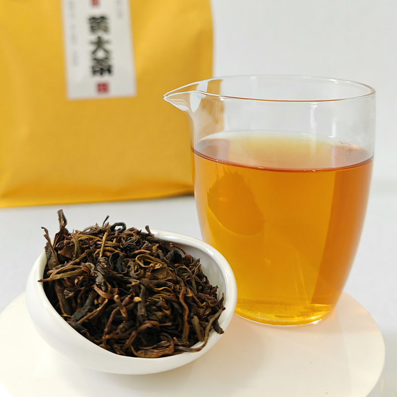 霍山黄大茶500g 浓香发酵大叶茶叶黄茶手工23新茶老干烘散装精品 - 图2