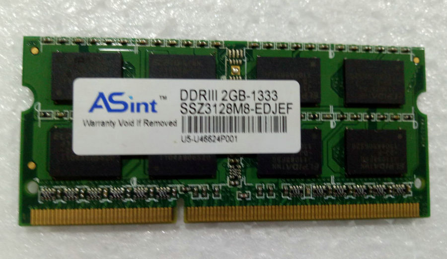 昱联科技 Asint DDR3 1333 2G 笔记本内存 华硕品质 - 图0