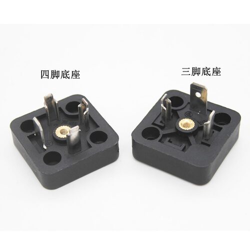 压力继电器插座插头0200SZ液压电磁阀接线盒四芯四方座塑料整套 - 图2