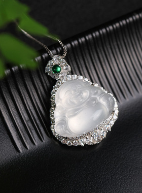 S925纯银缅甸天然水沫玉