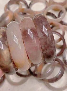 天然无注胶紫罗兰玉金丝玉