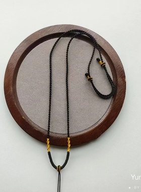 手工编织小吊坠细款软项链绳