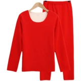 Бархатный оберег на день рождения, удерживающее тепло нижнее белье подходит для мужчин и женщин, комплект, флисовый чай улун Да Хун Пао, хлопковое зимнее термобелье, увеличенная толщина