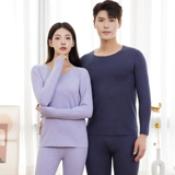 Бархатное удерживающее тепло нижнее белье подходит для мужчин и женщин, комплект, флисовое базовое термобелье для влюбленных, зимний свитер, увеличенная толщина