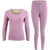 Бархатное удерживающее тепло нижнее белье, утепленный комплект, хлопковое термобелье, зимний свитер, увеличенная толщина