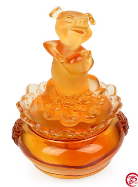 琉璃印章同学聚会生日礼品摆件