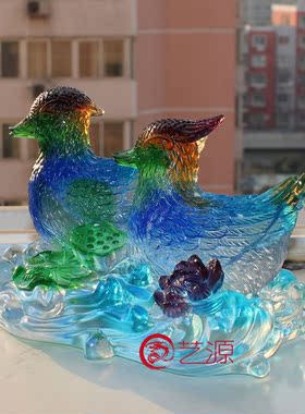 琉璃摆件创意朋友同事风结婚礼品