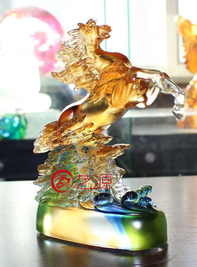 琉璃壮志凌云同事风客户装饰品