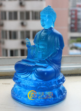 吉祥琉璃如来结缘风水镇宅佛像