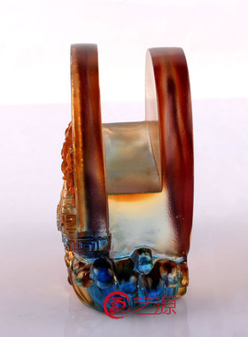 琉璃一帆风顺高档商务升迁名片夹