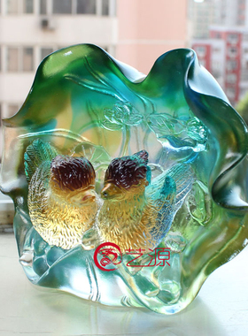 婚庆生日女朋友琉璃工艺品送情人