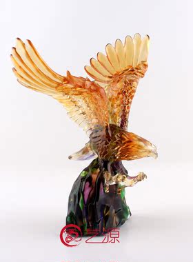 琉璃商务鹏程万里升迁开业工艺品