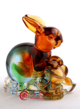 琉璃十二生肖贺寿吉祥物工艺礼品