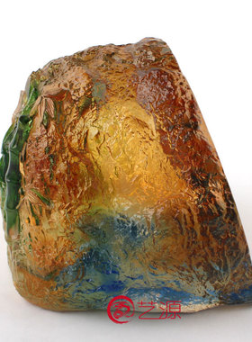 商务礼品客户领导琉璃牛送升迁